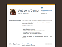 Tablet Screenshot of andrewoconnor.net